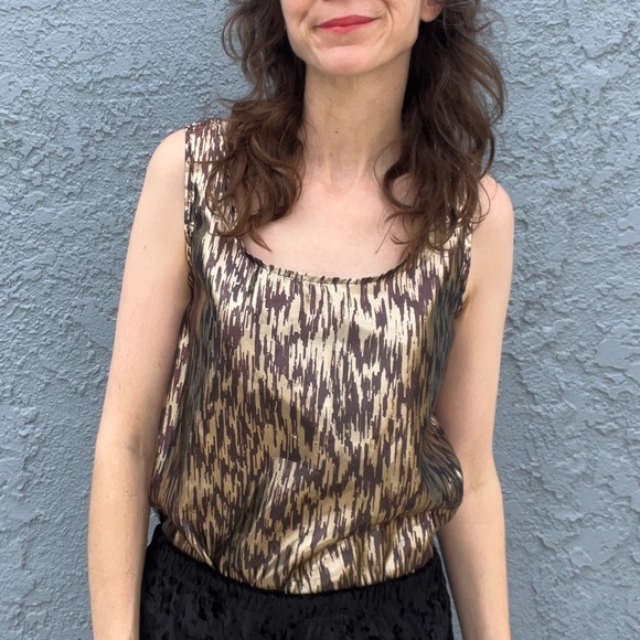 Vintage Metallic Tank Top in Large - Picture 3 of 12